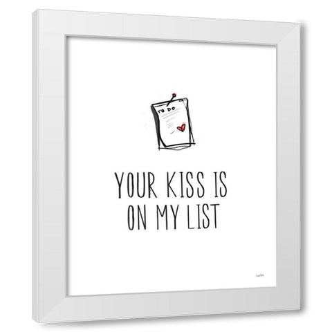 Valentines IX White Modern Wood Framed Art Print by York, Leah