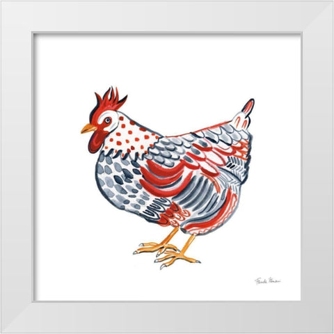 Farm Beauty II White Modern Wood Framed Art Print by Zaman, Farida