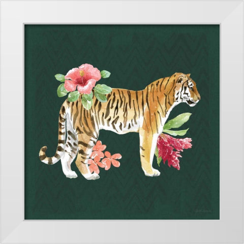 From the Jungle IV Dark White Modern Wood Framed Art Print by Grove, Beth