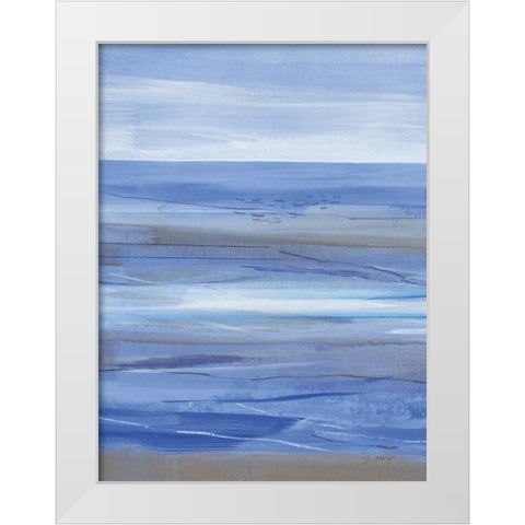 Summer Morning II White Modern Wood Framed Art Print by Maye, Jo