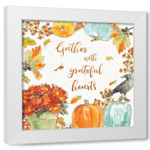 Harvest Dogs VI White Modern Wood Framed Art Print by Grove, Beth