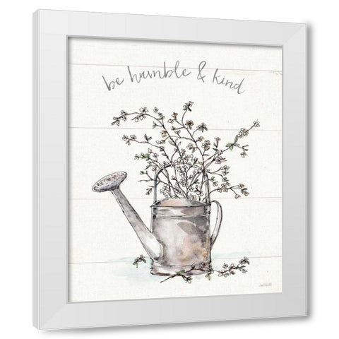 Country Love III White Modern Wood Framed Art Print by Tavoletti, Anne