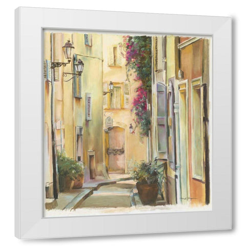Montmartre I White Modern Wood Framed Art Print by Hageman, Marilyn
