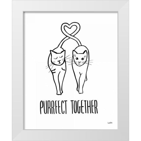 Animalistic II White Modern Wood Framed Art Print by York, Leah