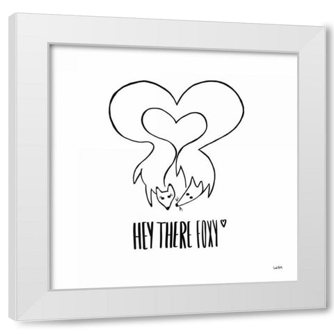 Animalistic V White Modern Wood Framed Art Print by York, Leah