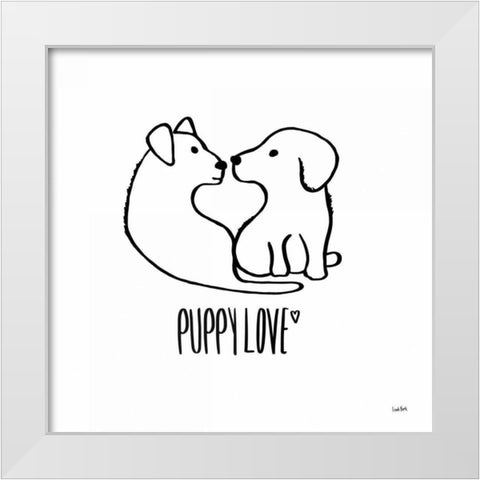 Animalistic VI White Modern Wood Framed Art Print by York, Leah