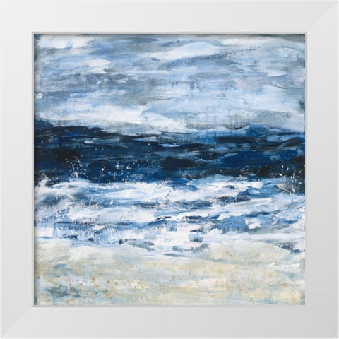 Seaside Escape II White Modern Wood Framed Art Print by Prahl, Courtney