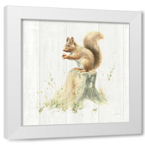 Meadows Edge VI on Wood White Modern Wood Framed Art Print by Nai, Danhui