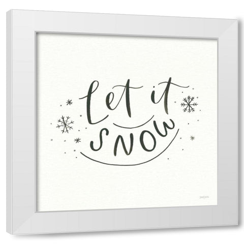 Winter Scene VI White Modern Wood Framed Art Print by Jackson, Jenaya