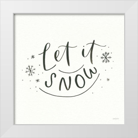 Winter Scene VI White Modern Wood Framed Art Print by Jackson, Jenaya