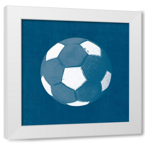 Ball Four Blueprint II White Modern Wood Framed Art Print by Wild Apple Portfolio