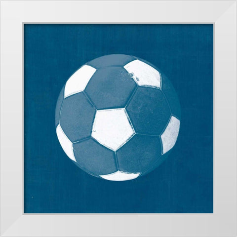 Ball Four Blueprint II White Modern Wood Framed Art Print by Wild Apple Portfolio