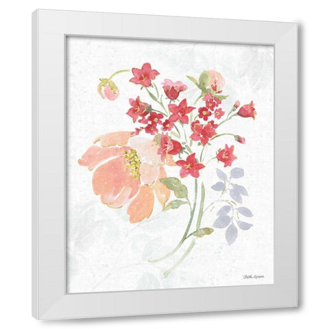 Floral Focus IX White Modern Wood Framed Art Print by Grove, Beth