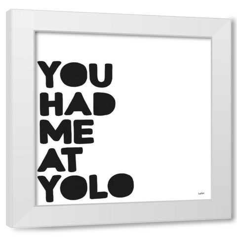 Xennials I White Modern Wood Framed Art Print by York, Leah