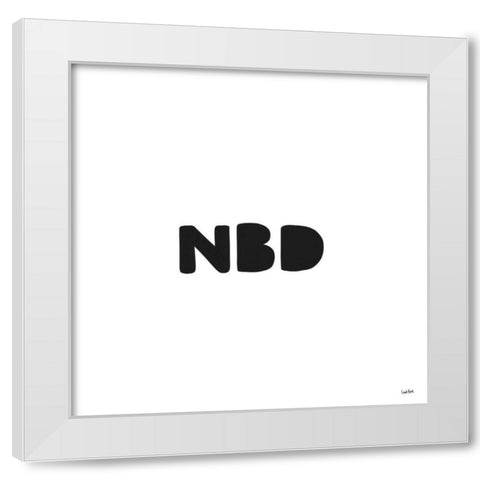 Xennials IX White Modern Wood Framed Art Print by York, Leah