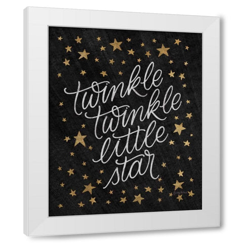 Boho Nursery VIII Black Gold White Modern Wood Framed Art Print by Thorns, Becky