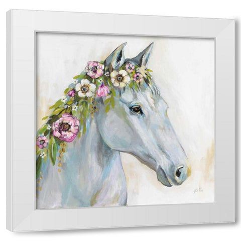 Lovely I White Modern Wood Framed Art Print by Vertentes, Jeanette