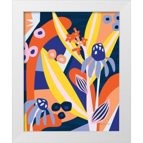 Growing Pains White Modern Wood Framed Art Print by Gallagher, Megan