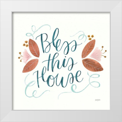 Home Sweet Home IV White Modern Wood Framed Art Print by Jackson, Jenaya