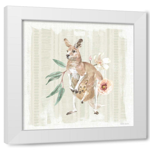 Aussie Love V White Modern Wood Framed Art Print by Grove, Beth