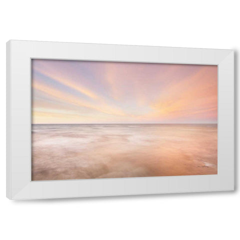 Lake Superior Sky I White Modern Wood Framed Art Print by Majchrowicz, Alan