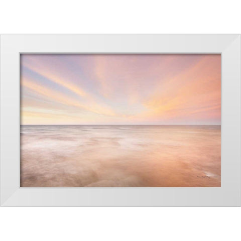Lake Superior Sky I White Modern Wood Framed Art Print by Majchrowicz, Alan