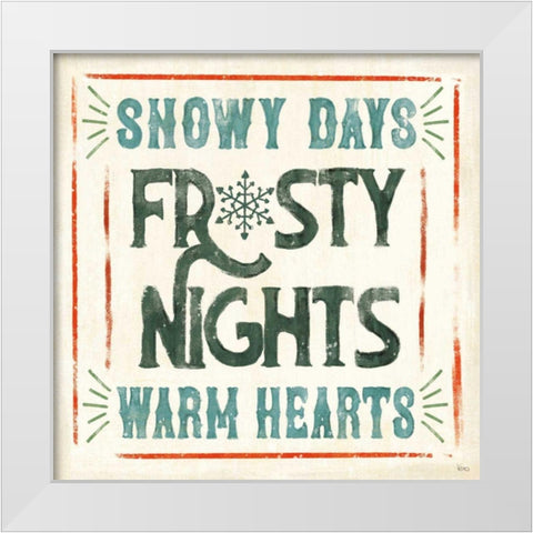 Holiday Likeness VIII White Modern Wood Framed Art Print by Charron, Veronique