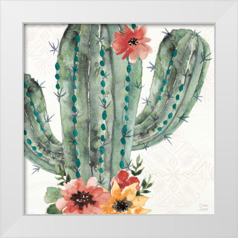 Sweet Southwest II White Modern Wood Framed Art Print by June, Dina