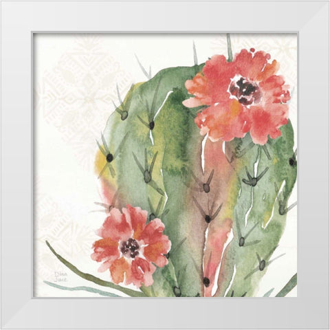 Sweet Southwest V White Modern Wood Framed Art Print by June, Dina