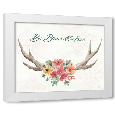 Sweet Southwest XVII White Modern Wood Framed Art Print by June, Dina