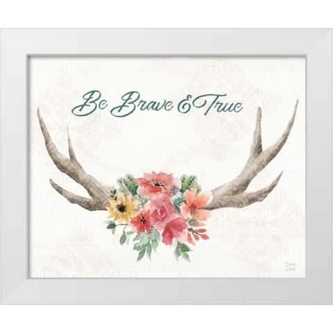 Sweet Southwest XVII White Modern Wood Framed Art Print by June, Dina