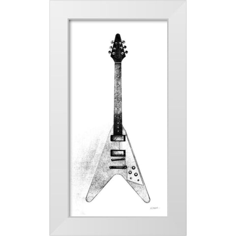 Garage Band III White Modern Wood Framed Art Print by Schick, Mike