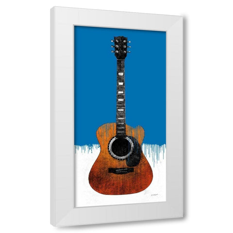 Garage Band II Paint White Modern Wood Framed Art Print by Schick, Mike