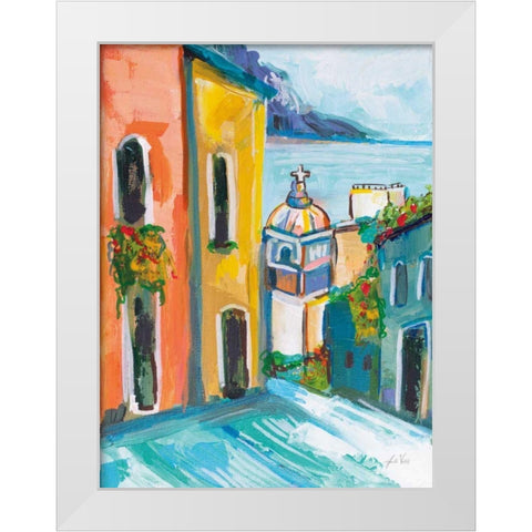 Positano III White Modern Wood Framed Art Print by Vertentes, Jeanette