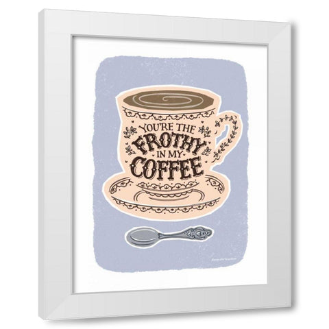 You Are the Froth Pastel White Modern Wood Framed Art Print by Snowdon, Alexandra