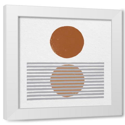 Reflection I White Modern Wood Framed Art Print by Hershey, Moira