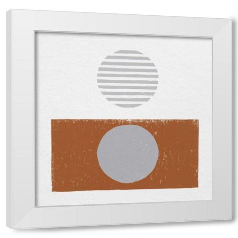 Reflection II White Modern Wood Framed Art Print by Hershey, Moira