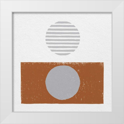 Reflection II White Modern Wood Framed Art Print by Hershey, Moira
