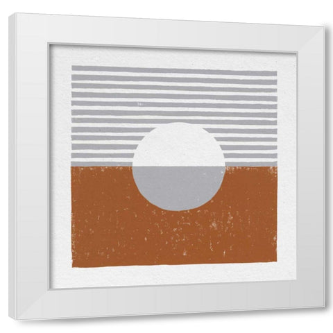 Reflection III White Modern Wood Framed Art Print by Hershey, Moira