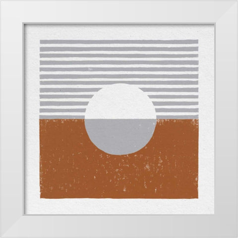 Reflection III White Modern Wood Framed Art Print by Hershey, Moira