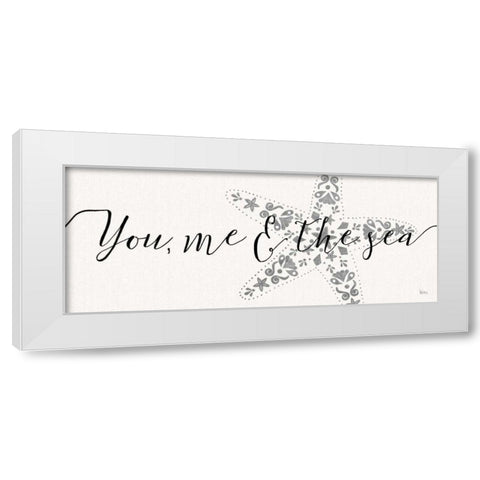 Sea Charms VI Silver White Modern Wood Framed Art Print by Charron, Veronique