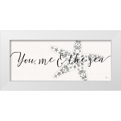 Sea Charms VI Silver White Modern Wood Framed Art Print by Charron, Veronique