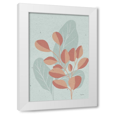 Balance V White Modern Wood Framed Art Print by Thorns, Becky