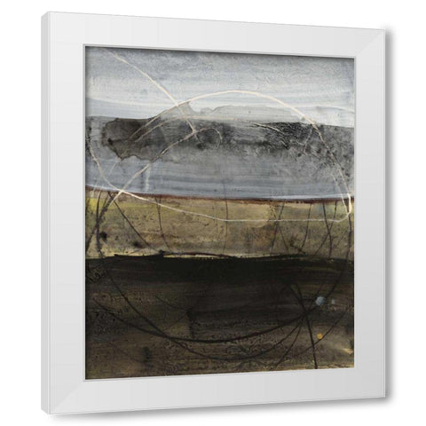 Natural Balance I White Modern Wood Framed Art Print by Hristova, Albena