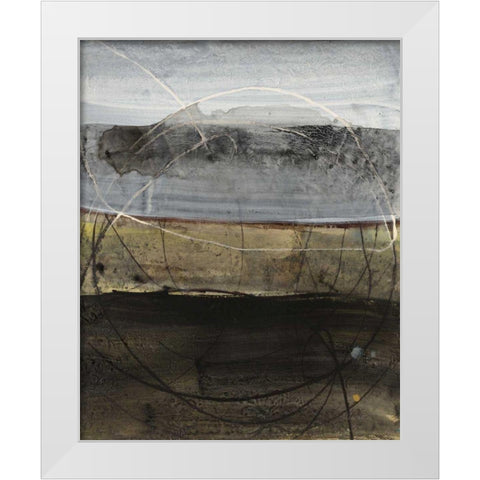 Natural Balance I White Modern Wood Framed Art Print by Hristova, Albena