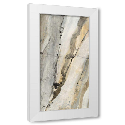 Riverbank II White Modern Wood Framed Art Print by Hristova, Albena