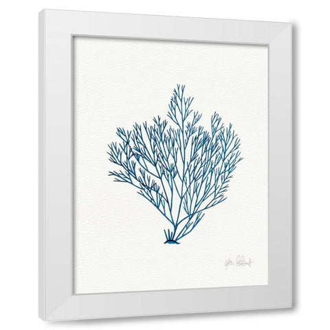 Sea Garden II Royal Blue White Modern Wood Framed Art Print by Pertiet, Katie