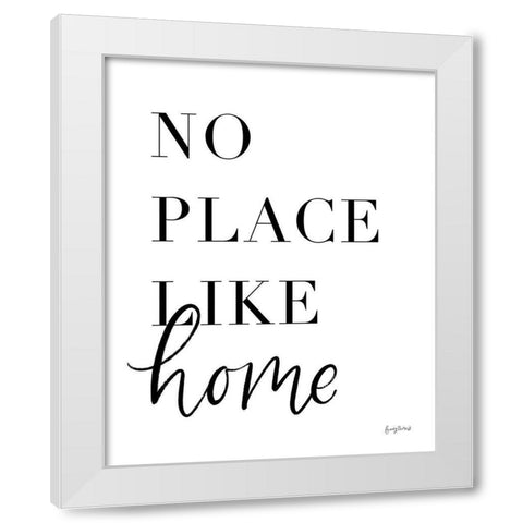 Simple Words VIII White Modern Wood Framed Art Print by Thorns, Becky