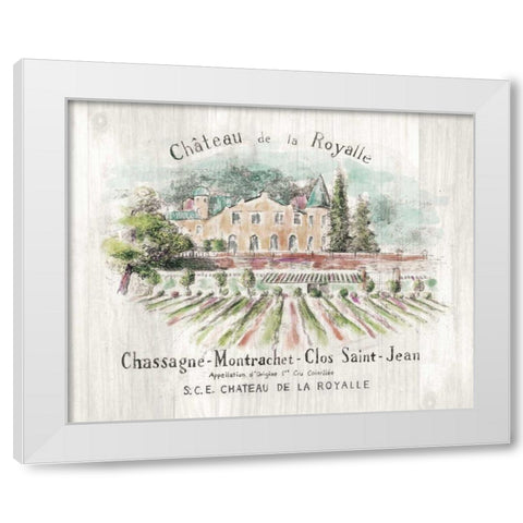 Chateau Royalle on Wood Color White Modern Wood Framed Art Print by Nai, Danhui