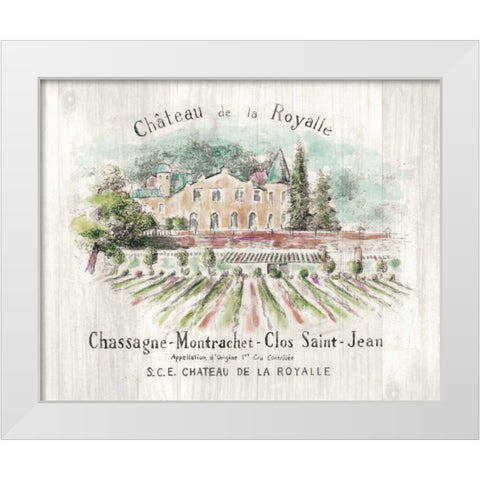 Chateau Royalle on Wood Color White Modern Wood Framed Art Print by Nai, Danhui